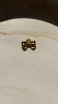 Bow charm - 24kt Gold Plated