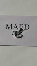 Small solid Heart pendant necklace