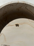 Bow charm - 24kt gold plated