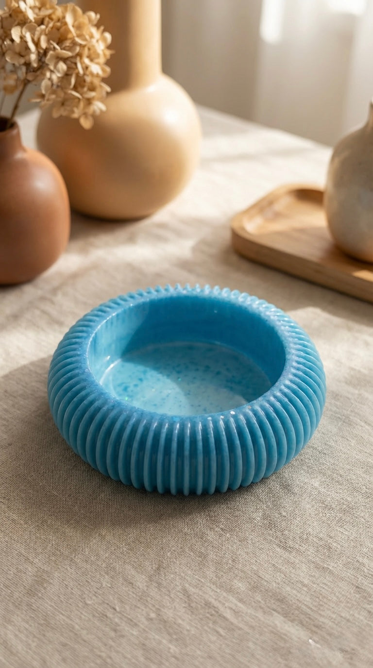 Ribbed Decorative bowl