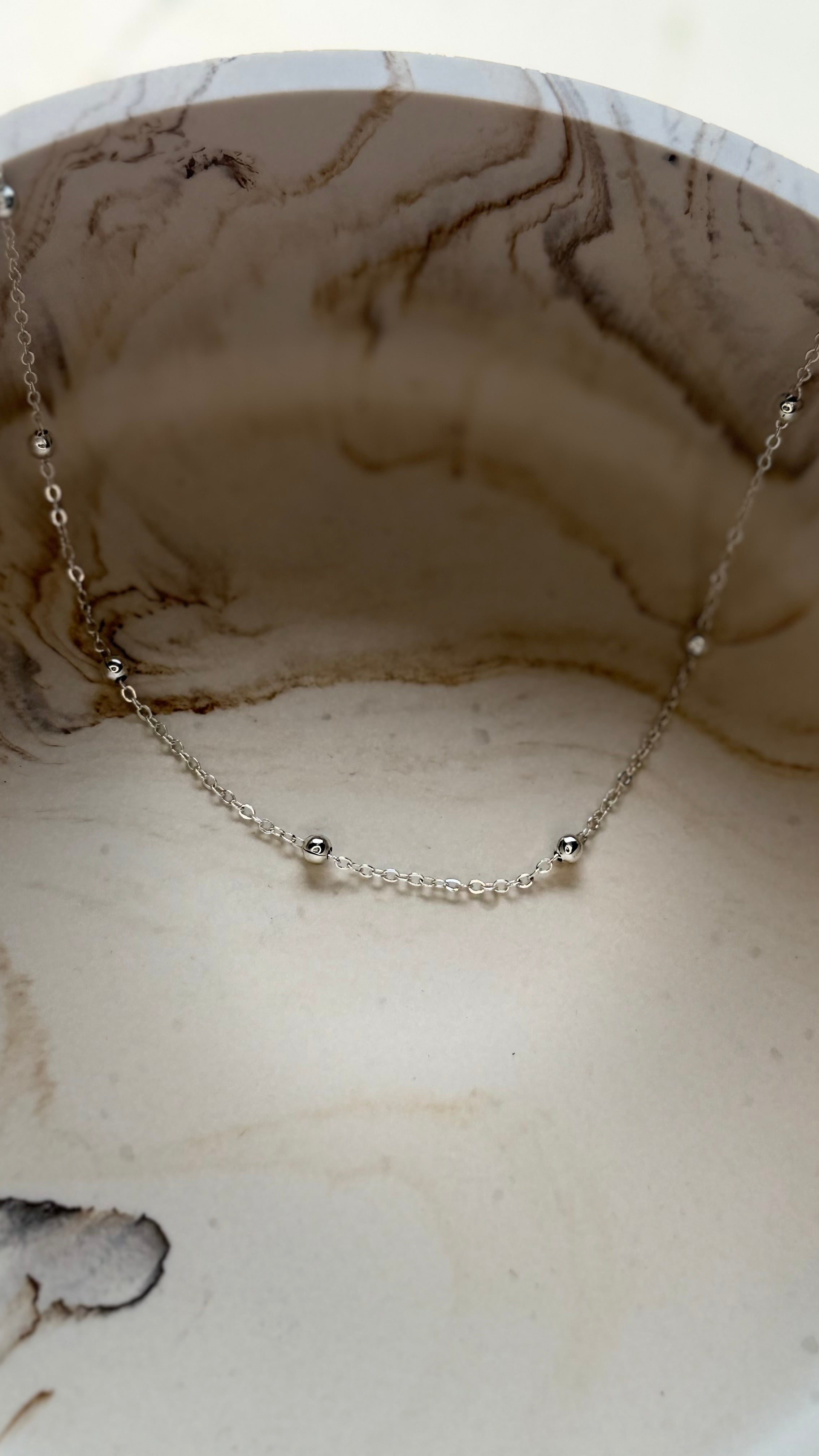 Silver Satellite Chain - Silver Plated