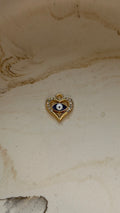 Heart Evil Eye Charm