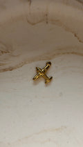 Aeroplane Charm - PVD Gold Plated