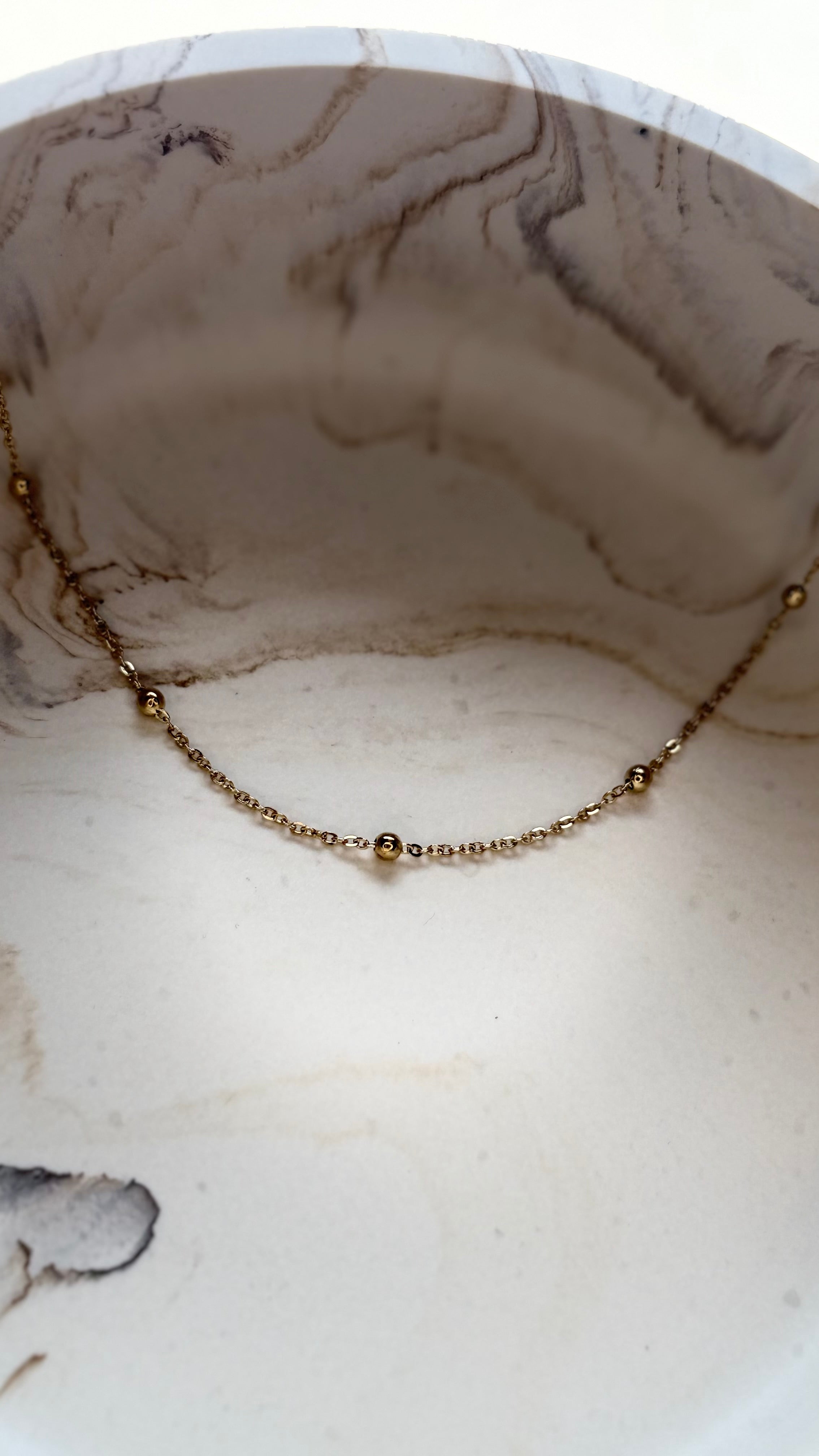 Gold Satellite Chain - 24kt Gold plated