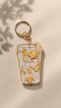 Coffee cup keyring